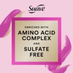 suave pink blow dry & heat protectant spray bottle details image