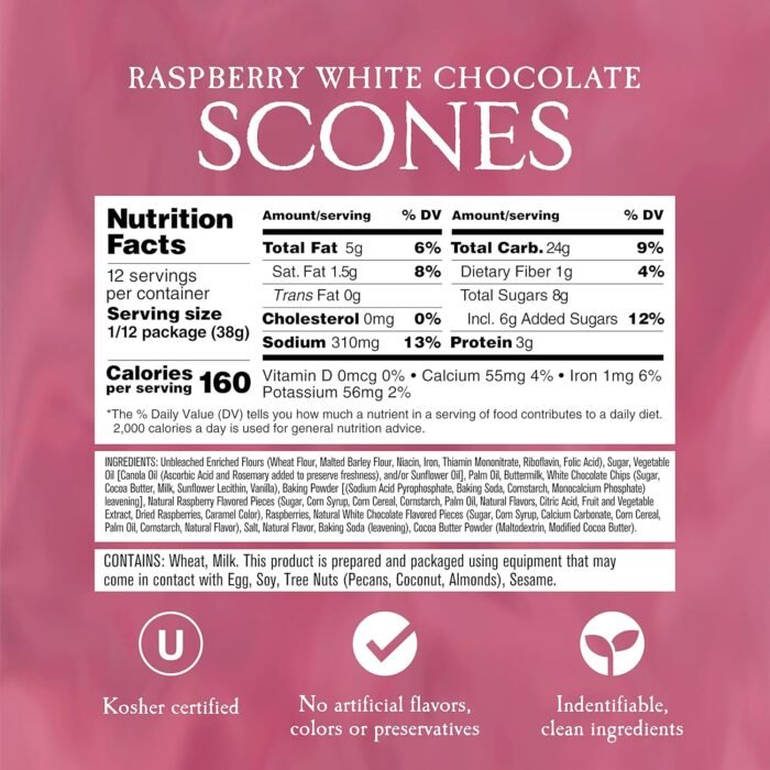 sticky fingers raspberry scone mix pack details image