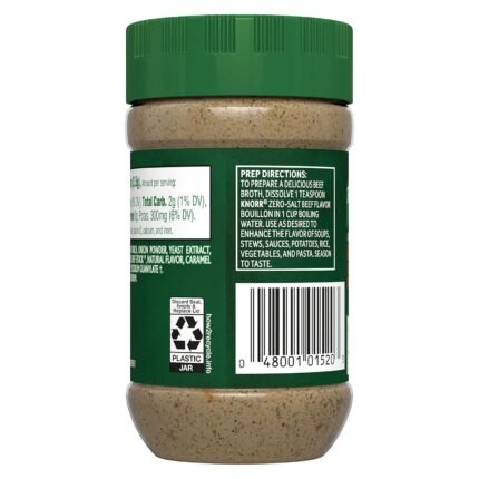 knorr zero salt beef bouillon powder detail image