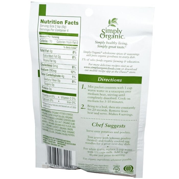 simply organic pack detail image