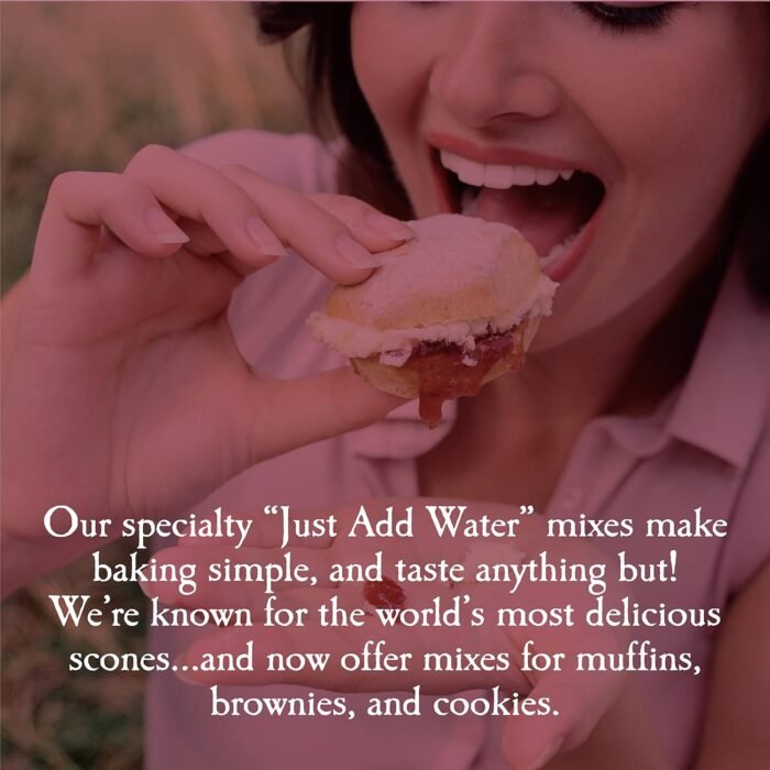 sticky fingers raspberry scone mix pack details image