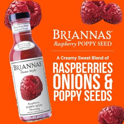 briannas raspberry poppy seed dressing bottle image
