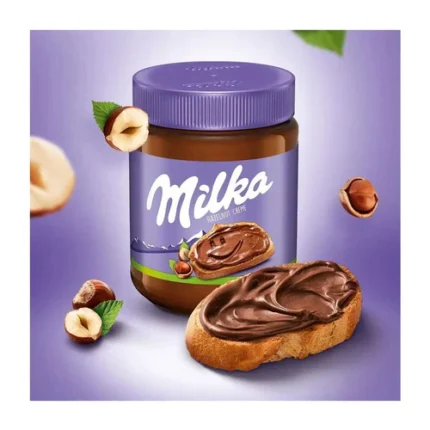 milka hazelnut cream spread bottle image