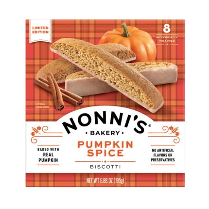 nonni's pumpkin spice biscotti pack image