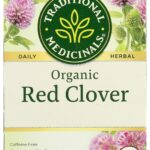 traditional medicinals organic red clover tea pack image