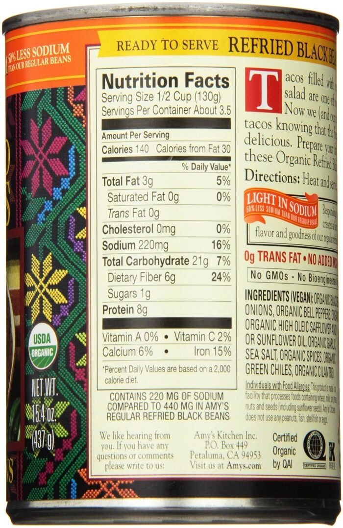 black beans pack detail image