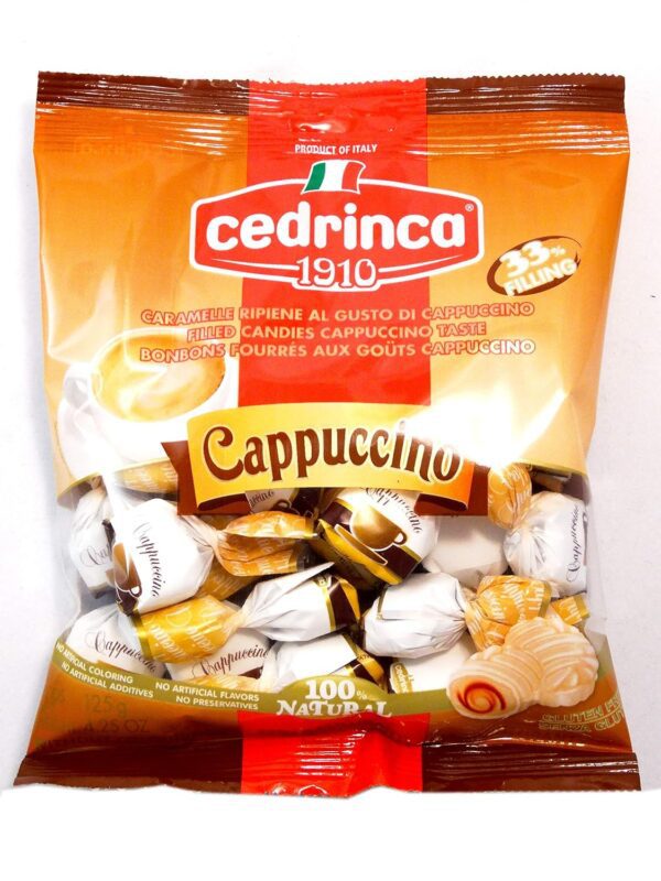 cedrinca cappuccino hard candies pack image