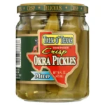 talk o texas mild crisp okra pickles image