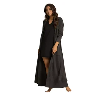barefoot_dreams_cozy_chic_lite_women's_long_robe_size_image