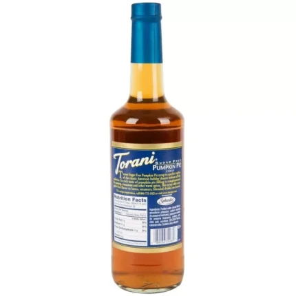 torani pumpkin spice syrup bottle details image