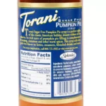 torani pumpkin spice syrup bottle image