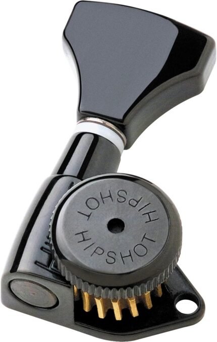 hipshot 6glo grip lock locking tuners black image