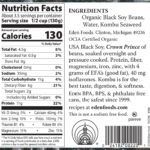 eden foods organic black soybeans no salt added image