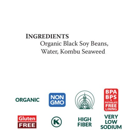eden foods organic black soybeans no salt added image