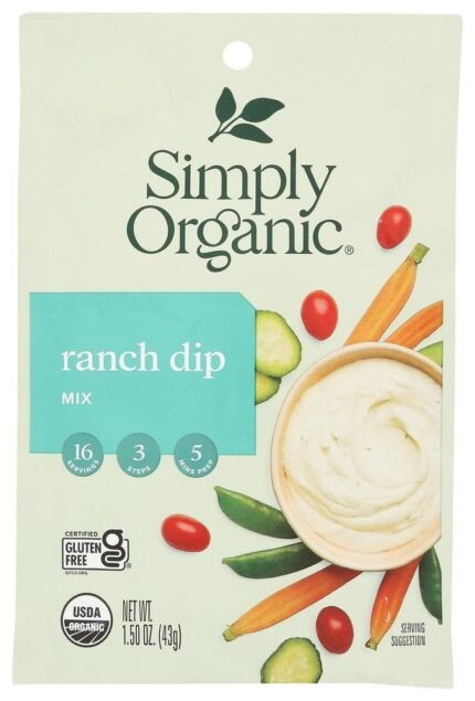 simply organic ranch dip pack image