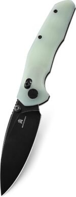 ronan bmk021 edc folding knife jade g10 handle image