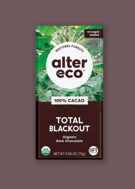 alter eco dark chocolate bar image