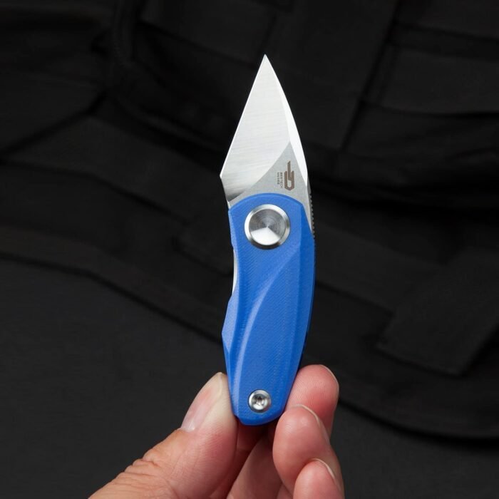 bestech mini folding knife 1.53 14c28n steel blue image