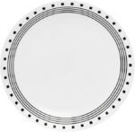 corelle livingware 10.5 dinner plate city block black image