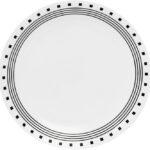 corelle livingware 10.5 dinner plate city block black image