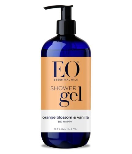 eo orange vanilla shower gel bottle image