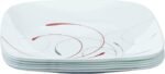 corelle vitrelle 6 piece salad plate set splendor image