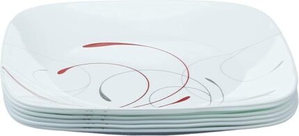 corelle vitrelle 6 piece salad plate set splendor image