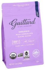 guittard organic milk chocolate wafers pack image