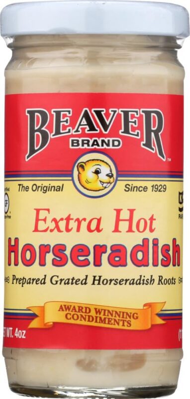 beaver brand extra hot horseradish pack image