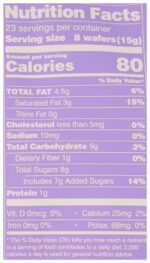 guittard organic milk chocolate wafers pack image