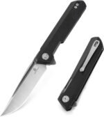 dundee 3.35 d2 flipper knife g10 handle liner lock image