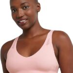 hanes ultra light wirefree bra light pink image