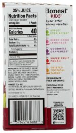 honest kids organic cherry go round juice image