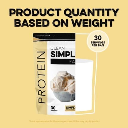 clean simple eats simply vanilla whey protein product quantity