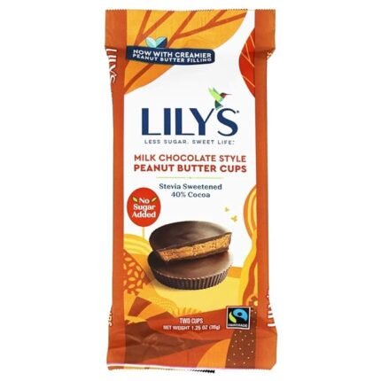 lilys milk chocolate peanut butter cups pack image