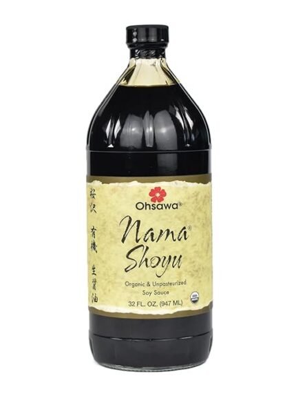 ohsawa nama shoyu organic soy sauce bottle image