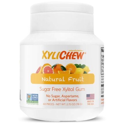 xylichew xylitol chewing gum fruit image