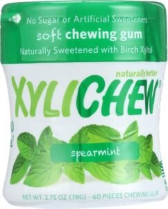 xylichew spearmint chewing gum 60 pieces image