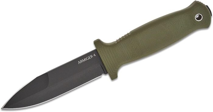 demko armiger fixed blade knife with sheath image