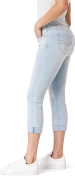 wallflower womens ultra crop mid rise jeans rosalia image