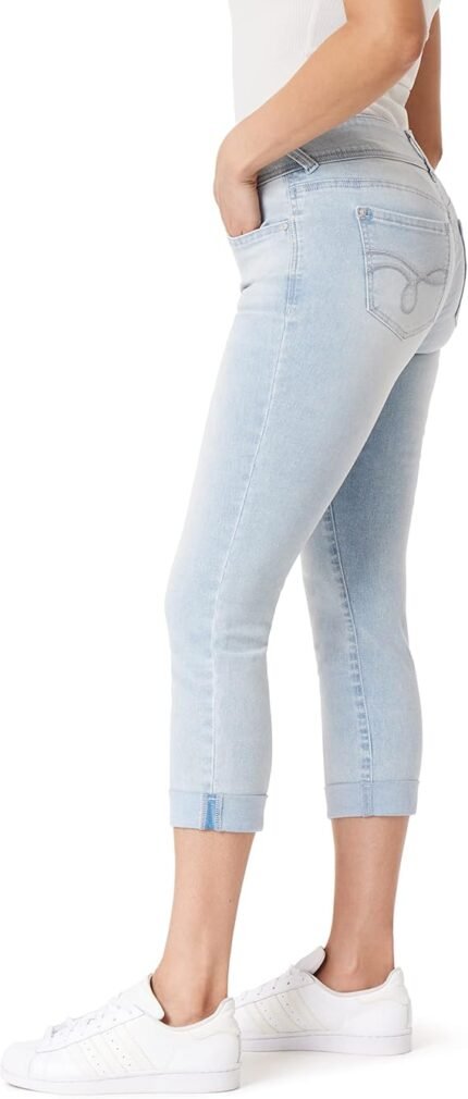 wallflower womens ultra crop mid rise jeans rosalia image