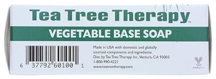 tea tree therapy soap with tea tree oil image