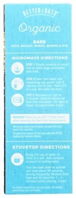 better oats organic instant multigrain cereal pouches image