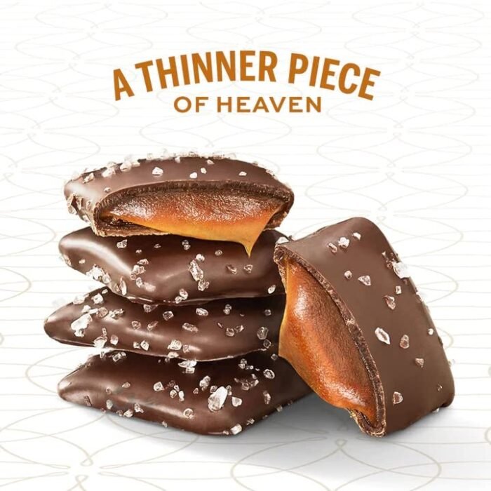 sanders sea salt caramel thins milk chocolate image
