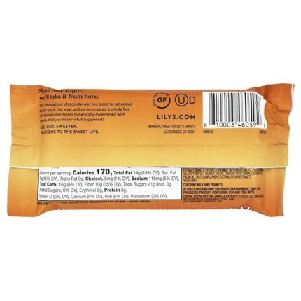 lilys milk chocolate peanut butter cups pack image