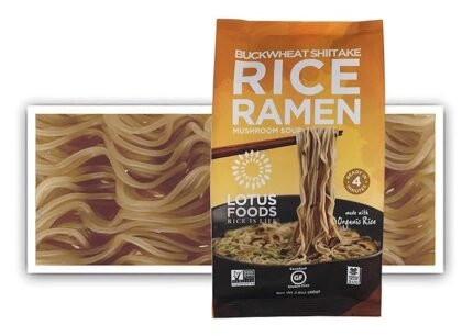 lotus foods buckwheat mushroom ramen & soup pack image