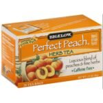 perfect peach herb tea pack detail