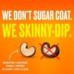 skinny dipped dark choco salted caramel cashews image