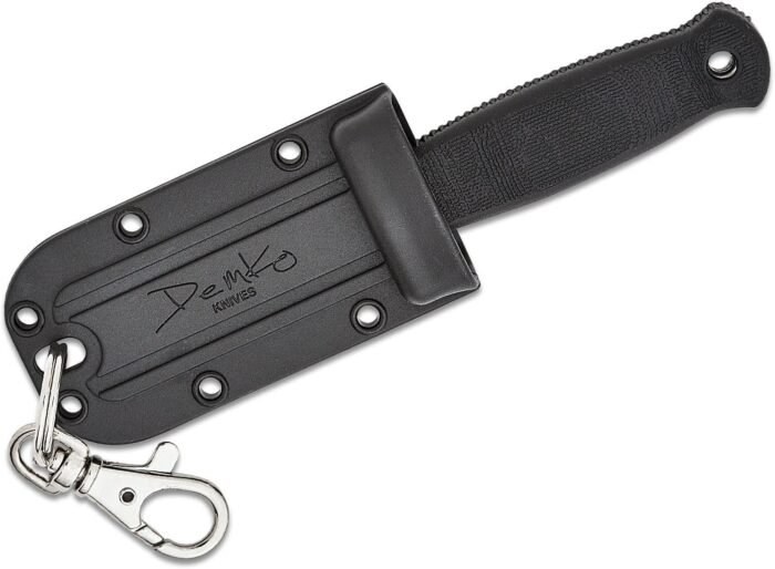 demko armiger fixed blade with sheath clip point image