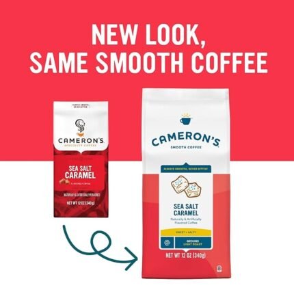 camerons sea salt caramel ground coffee pack image